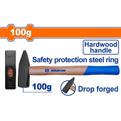 Búa cơ khí Wadfow WMB1301 WMB1302 WMB1303 WMB1310 đầu búa carbon rèn thả tay cầm bằng gỗ, đầu dẹp