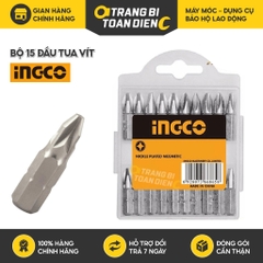 Vít đa năng INGCO 65mm, chất liệu thép công nghiệp S2, hai đầu vít, mạ niken, Vít chính hãng - Trang bị toàn diện