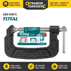 Cảo chữ C Total kích thước 3"-8" trục kẹp chữ T thân kẹp bằng gang dẻo cao cấp kẹp gỗ chữ G đa năng - Trang bị toàn diện