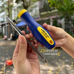 Tua vít 2 đầu PH2 KingBlue KV2-6x100/ KV2-6x150/ KV2-6x200, dài 100 - 200mm, thép S2 cao cấp, tuốc nơ vít bake và dẹp