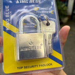 Ổ khóa KingBlue KYV40 kích thước 40mm, chất liệu cùm thép ruột đồng chất lượng, bảo vệ tài sản khóa cửa, kho xưởng