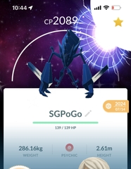 Shiny Necrozma with Special background