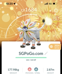 Solgaleo with Special Background
