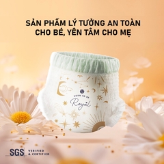 Bỉm - Tã quần Hoppi Royal Dream cao cấp, thấm hút 14 giờ cho bé size M 42 miếng (cho bé 6 - 11kg)