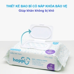 Khăn ướt tinh khiết Hoppi 80 tờ