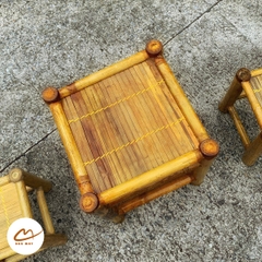 Bộ bàn ghế tre tự nhiên (2 ghế 1 bàn)