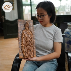 Tranh Decor Phù Điêu Dáng Phật