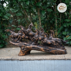 Tượng Mã Đáo Thành Công Màu Đồng