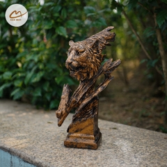 Tượng Phong Thủy Mãnh Hổ Sơn Lâm Màu Đồng