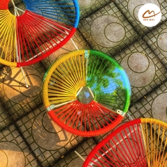 Bộ bàn ghế Acapulco ngũ sắc 2 ghế 1 bàn