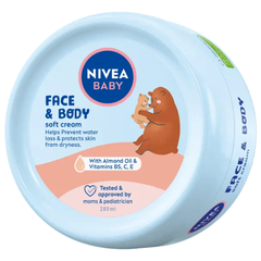 Kem dưỡng da Nivea Baby Face and Body cho trẻ sơ sinh và trẻ em, 200ml