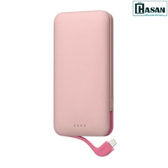 Đế sạc không dây kiêm pin dự phòng MIPOW Power Cube 7000 Lightning Cable