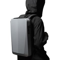 Balo đựng Laptop 15.6 inch BANGE khóa mật mã TSA007 khối đa diện vuông kèm cáp sạc ẩn