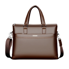 Cặp da công sở đựng Laptop Baodidaishu viền sọc ngang nổi bật