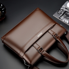 Cặp da công sở đựng Laptop Baodidaishu viền sọc ngang nổi bật