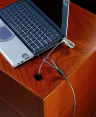 Khóa laptop TARGUS DEFCON Resettable T-Lock combo Cable Lock Polybag - PA410BX