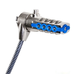 Khóa laptop TARGUS DEFCON Resettable T-Lock combo Cable Lock Polybag - PA410BX