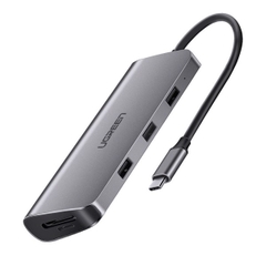 Bộ chuyển đổi USB-C sang 3*USB 3.0+HDMI+RJ45+SD&TF Ugreen (40873)
