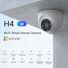 EZVIZ H4 2K 3MP - Camera bán cầu Tùy chọn kết nối Wi-Fi hoặc PoE