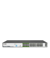 Switch D-Link hỗ trợ POE, tốc độ Gigabit 1Gbps (3 Năm | Vỏ Sắt)