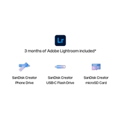 (3) Thẻ nhớ máy ảnh SanDisk Creator 128GB tốc độ 190MB/s - Hàng chính hãng | Bảo hành 10 năm