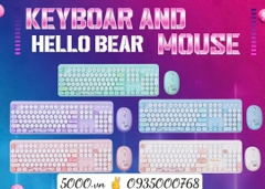 Combo Phím + Chuột Meo Meo - Hàng chính hãng | Bảo hành 1 năm | Có xuất VAT