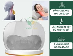 Gối massage hồng ngoại cổ vai gáy