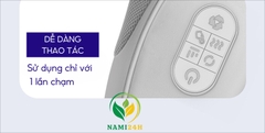 Gối massage hồng ngoại cổ vai gáy