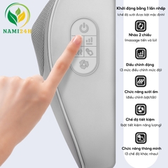 Gối massage hồng ngoại cổ vai gáy