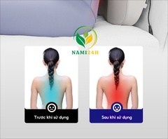 Gối massage hồng ngoại cổ vai gáy