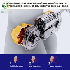 Gối massage hồng ngoại cổ vai gáy