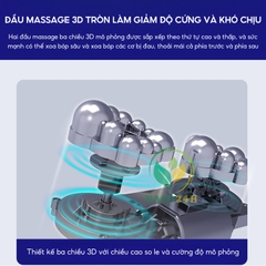 Gối massage hồng ngoại cổ vai gáy