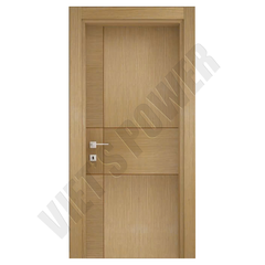 Cửa phẳng phủ Veneer kết hợp soi chỉ âm