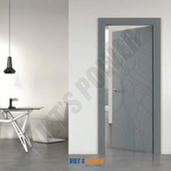 Cửa phẳng soi hoa văn âm