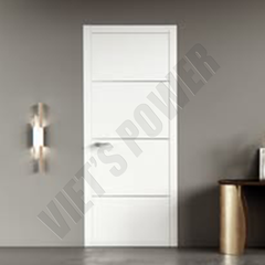 Cửa phẳng phủ Veneer kết hợp soi chỉ âm