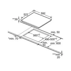 Bếp hồng ngoại Creamic Bosch PKK611B17E