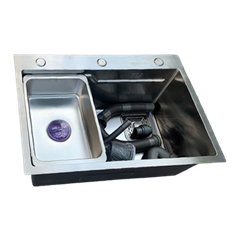 CHẬU 1 HỐ ĐÚC 304 (7546 – B)