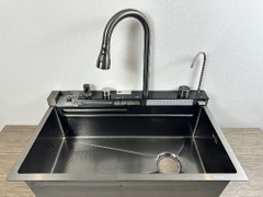 CHẬU RỬA 1 HỐ ĐÚC INOX 304 – MÃ 8046-AWFB (KÈM VÒI 5 PHÍM, PHIÊN BẢN GIÁ TỐT)