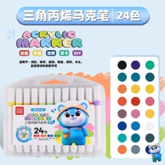 . Màu Acrylic Lex MK 113 (Thân Tam Giác, Ngòi Nhọn)