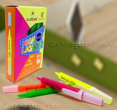 G-Star Bút Dạ Quang SJ-01 (Vàng, Cam, Hồng, Lá) (10 Cây/Hộp; 10 Hộp/ Lốc; 120 Hộp/ Thùng)