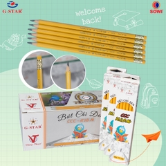 G-Star Bút chì đen HB CCC (12 Cây/ Hộp; 12 Hộp/ Lốc; 20 Lốc/ Thùng)
