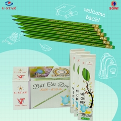 G-Star Bút chì đen H.2B NNN (12 Cây/ Hộp; 12 Hộp/ Lốc; 20 Lốc/ Thùng)