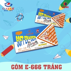 G-Star Gôm E666 (12 Cục/Lốc; 30 Lốc/ Thùng)