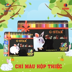 G-Star Bút Chì Màu (HỘP THIẾC) T12