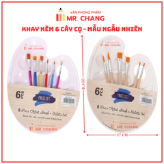 Bộ Khay + 6 Cây Cọ Trắng 3269 (240 Bộ/Thùng)