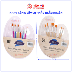 Bộ Khay + 6 Cây Cọ Trắng 3269 (240 Bộ/Thùng)
