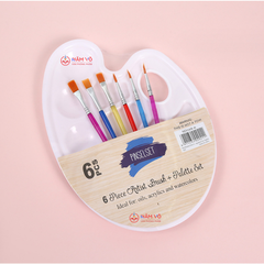 Bộ Khay + 6 Cây Cọ Trắng 3269 (240 Bộ/Thùng)