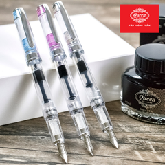 Queen - Bút Máy Hero 709 (Tím, Xanh, Đen) (12 Cây/Lốc; 12 Lốc/Thùng)