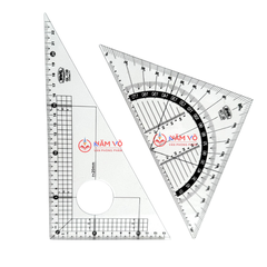 Win Q Bộ 2 Cây Thước Eke Lớn QL130 (10 Bộ/ Hộp; 5 Hộp/ Lốc)