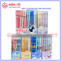 . Bút Gel Xóa Được NẮP Đậy AODEMEI và King/SL HỘP KIẾNG (12 Cây/Hộp; 12 Hộp/Lốc; 16 Lốc/Thùng)